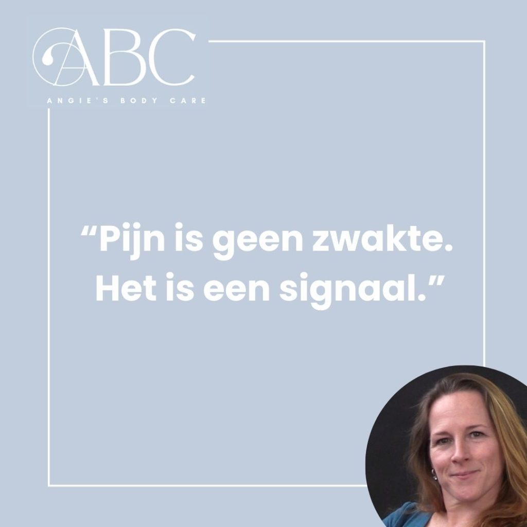 Als je leert luisteren naar je lichaam kan je zelf je klachten onder controle houden.